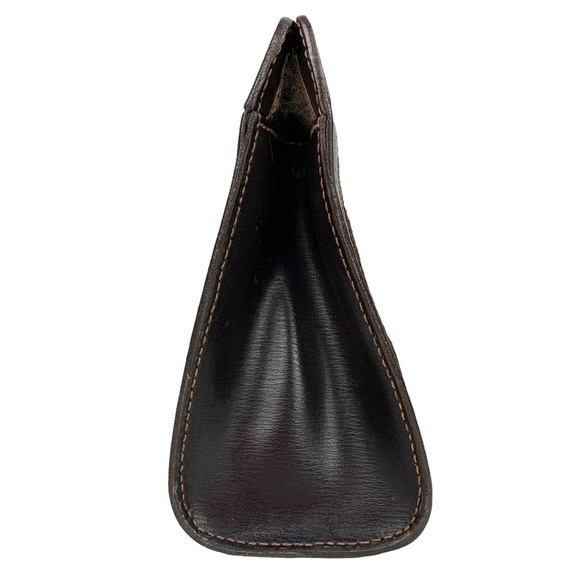 GUCCI Suede Stripe Clutch Bag - Picture 5 of 8